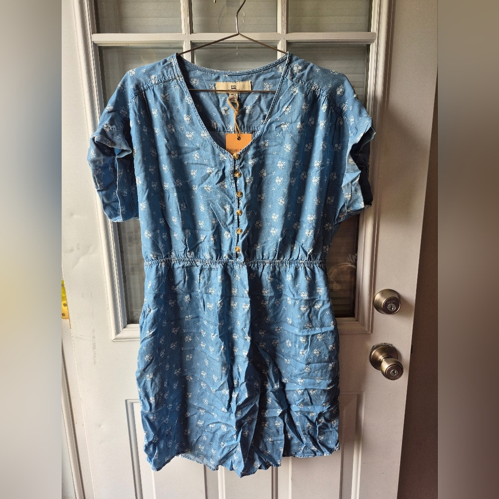 Thread & Supply Blue Floral Dress